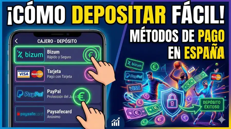 Conoce como puedes depositar en una casa de apuestas deportivas online en España de forma segura y legal